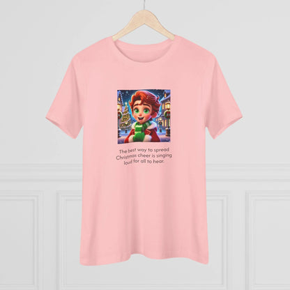 Caroler - Christmas Cheer - RH Boy - Women's Tee - Whippie's