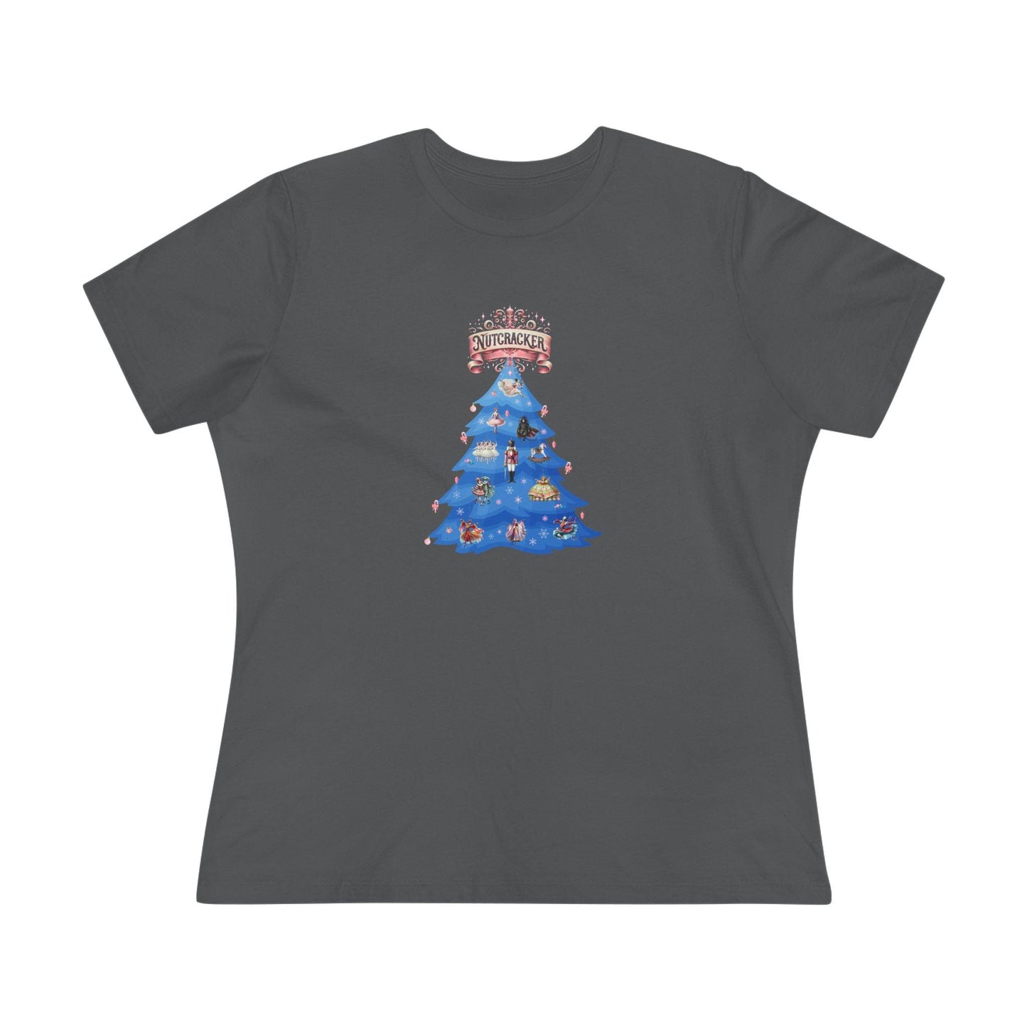Nutcracker Christmas Tree - A Festive Affair! 🎄✨ Women's Softstyle Tee - Whippie's