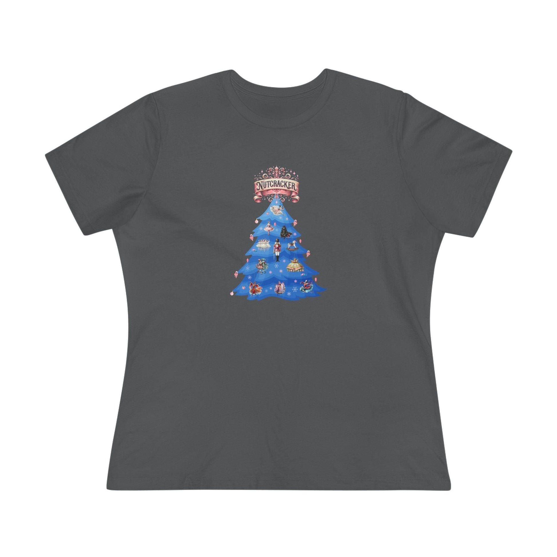 Nutcracker Christmas Tree - A Festive Affair! 🎄✨ Women's Softstyle Tee - Whippie's