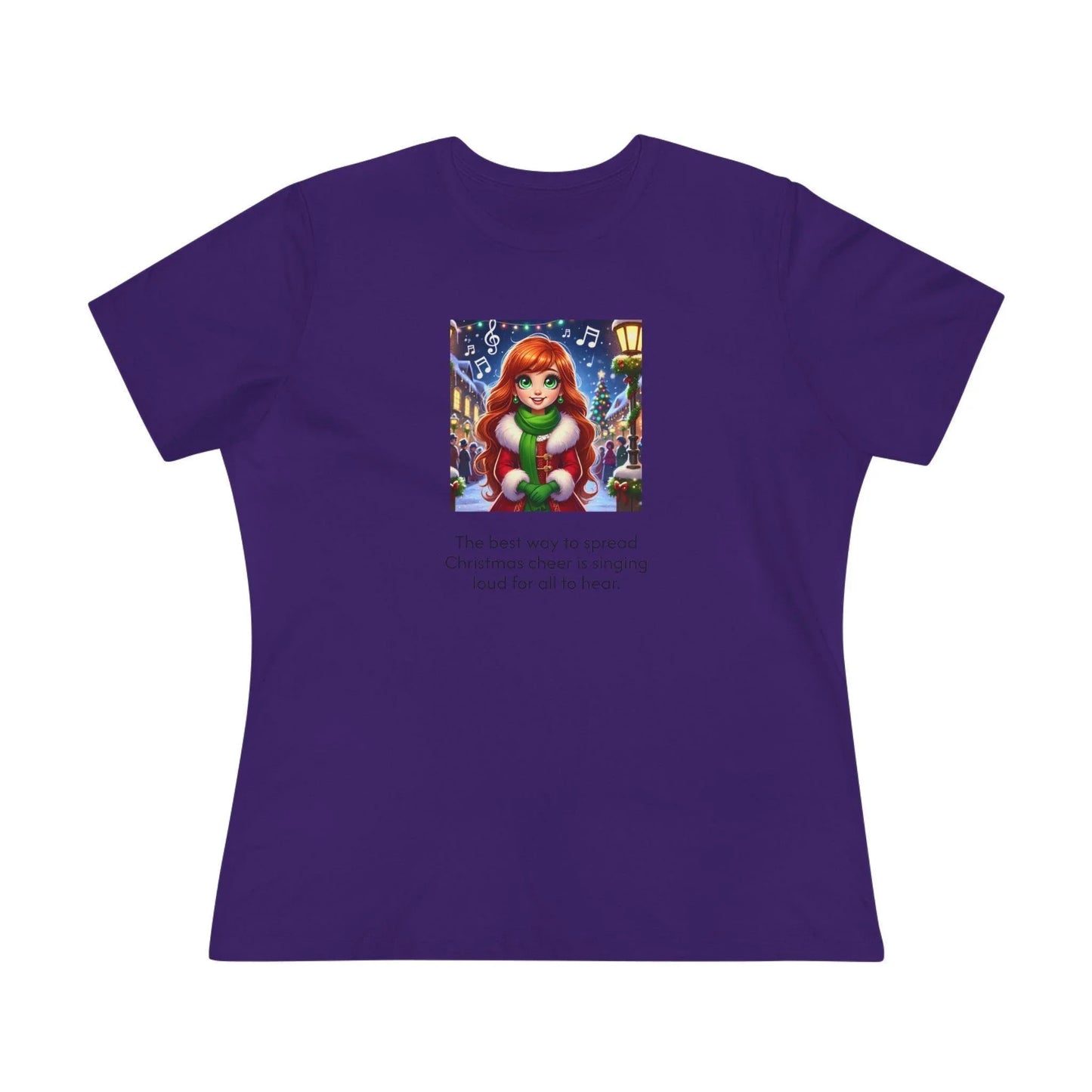Caroler - Christmas Cheer - RH Girl - Women's Tee - Whippie's