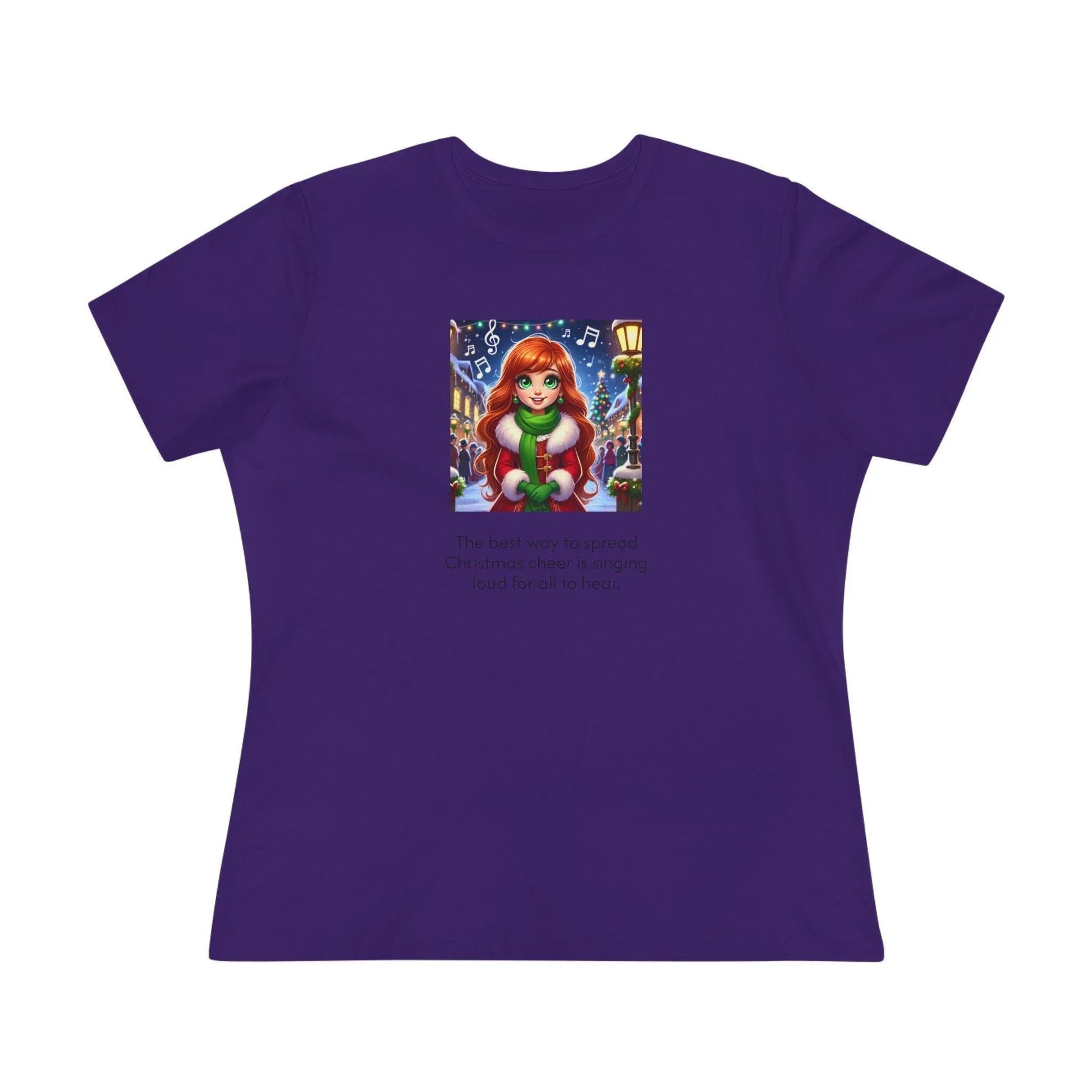 Caroler - Christmas Cheer - RH Girl - Women's Tee - Whippie's