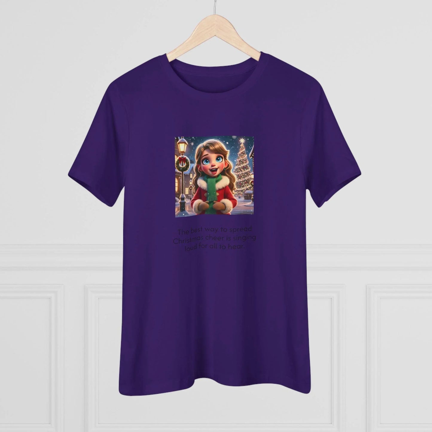 Caroler - Christmas Cheer - DBH Girl - Women's Softstyle Tee - Whippie's