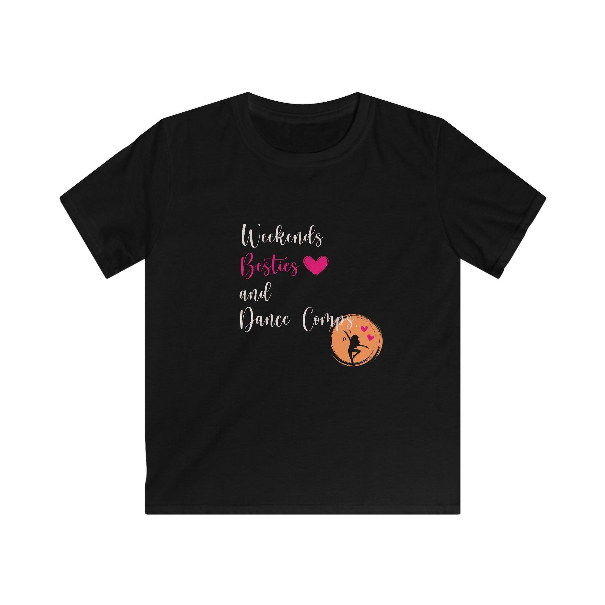 Weekends, Besties, & Dance Comps Youth Tee - 👯‍♀️💖 Dance Friends Make the Best Friends! 💖👯‍♀️ - Whippie's