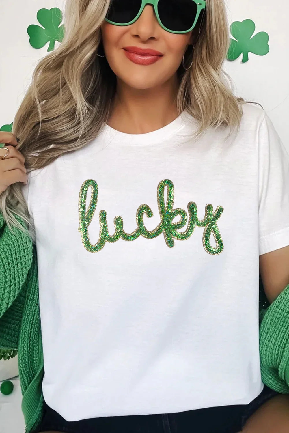 Lucky Tee | Sequin St. Patrick’s Day Top