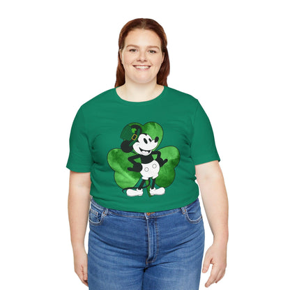 Lucky Willie St. Patrick's Day Tee - Feelin' Lucky with Friends! 🍀🐭 - Whippie's