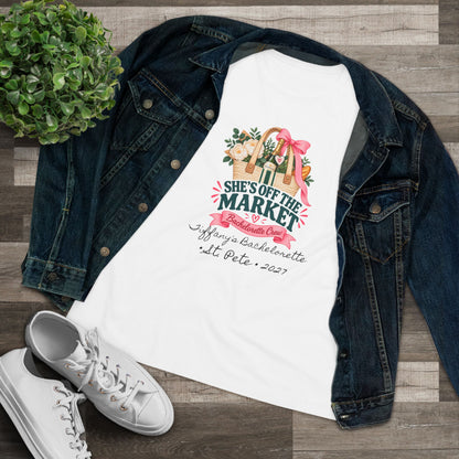 Personalized She’s Off the Market Shirt | Bachelorette Crew Tee