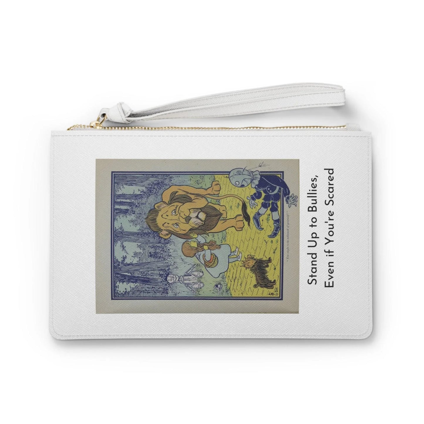 🦁 Stand Up to Bullies, Even When You're Afraid! 🦁 Clutch Bag 👜 - Whippie's