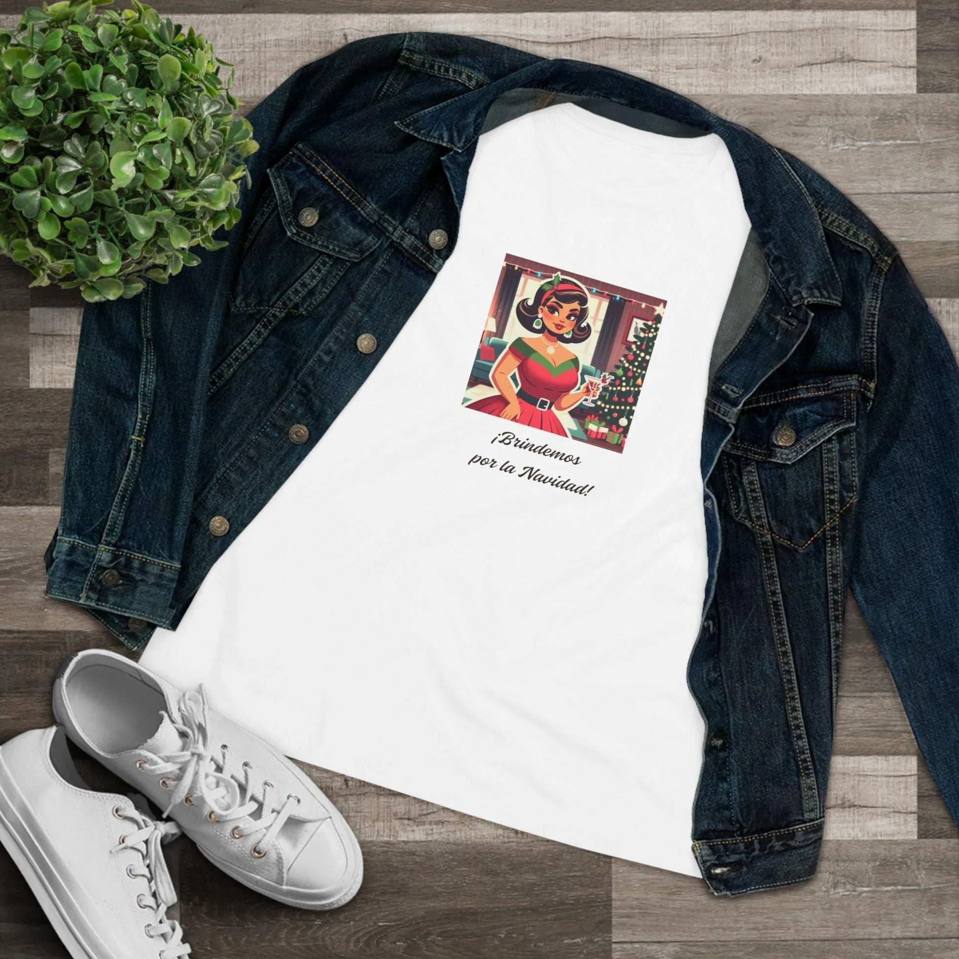 ¡Brindemos por la Navidad! - Women's Softstyle Tee - Whippie's