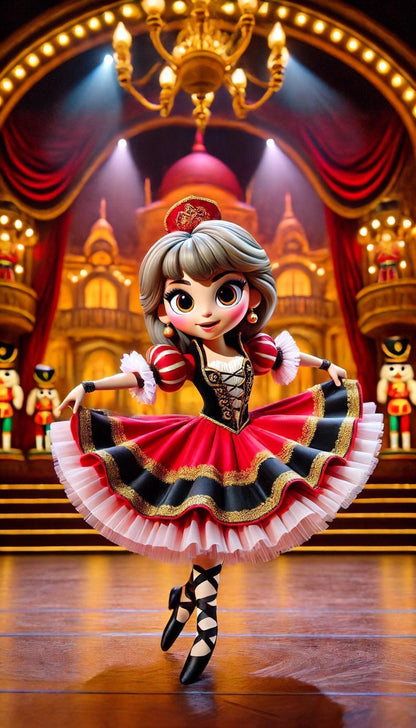 Le chocolat - Brunette Dancer - Youth Tee - Whippie's