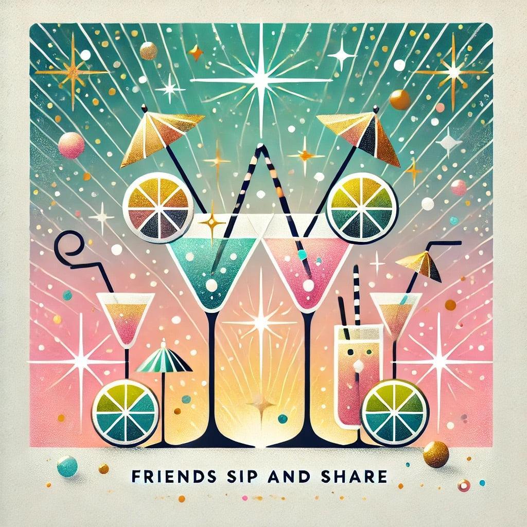 Friends: Sip and Share - Women's Softstyle Tee - Whippie's
