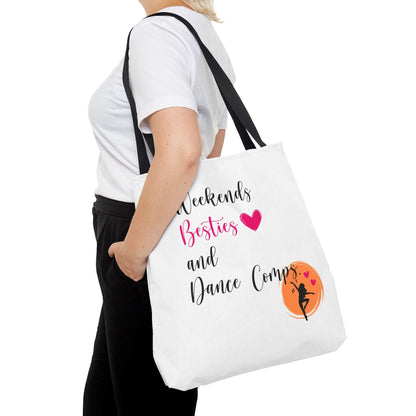 Weekends, Besties, & Dance Comps Tote Bag - 👯‍♀️💖 Carry Your Dance Crew Essentials in Style! 💖👯‍♀️ - Whippie's