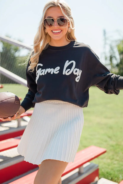 Chenille Game Day Sweatshirt