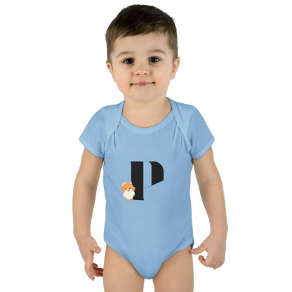 Alphabet Adventures: Letter P - Precious Pomeranian Baby Onesie P is for Precious Pomeranian! - Whippie's