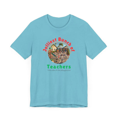 🌴 Jolly Bunch of Teachers ☀️ Unisex Jersey Tee 🧑‍🏫 - Tropical Winter - Whippie's
