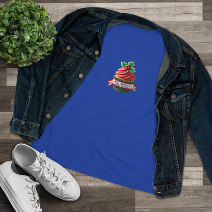 Will Workout for Cupcakes - Christmas Edition - Fuel Your Fitness! 🧁💪🎄 - Women's Softstyle Tee - Whippie's
