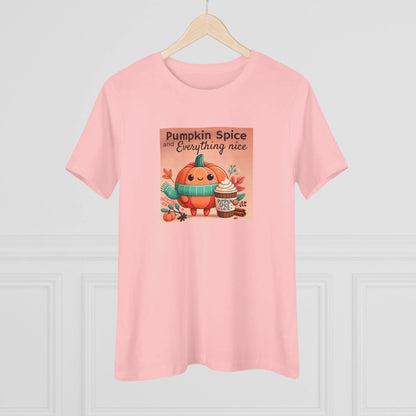 Cute Pumpkin: Pumpkin Spice and Everything Nice - Women's Softstyle Tee - Whippie's