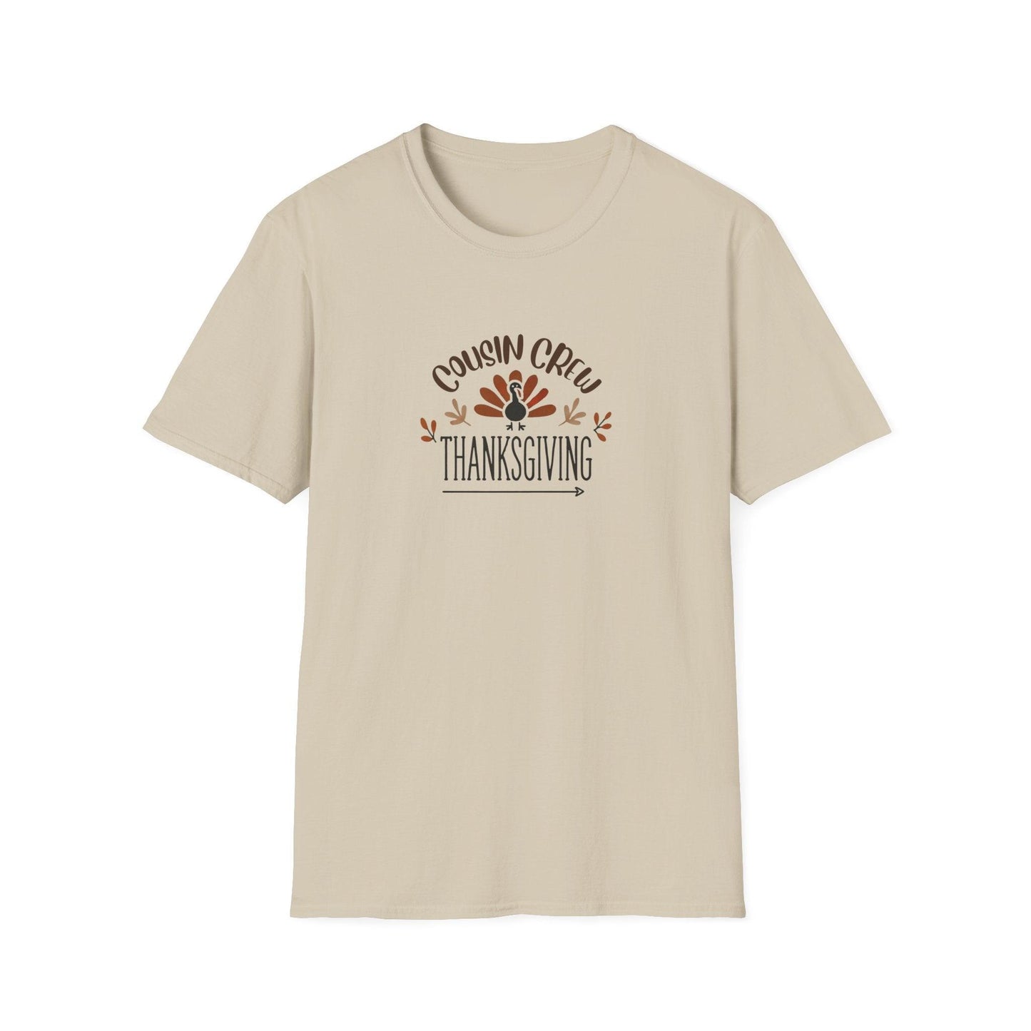 Thanksgiving Cousin Crew - Gobble 'Til You Wobble with Your Favorite Cousins! 🦃🍁 Unisex T-Shirt - Whippie's