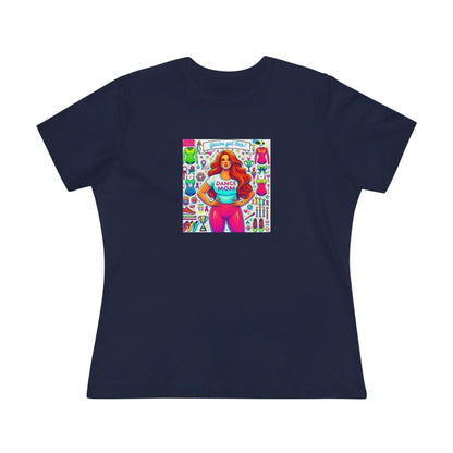 Dance Mom: You've Got This - Red Hair Mom - Curvy - Women's Softstyle Tee - Whippie's