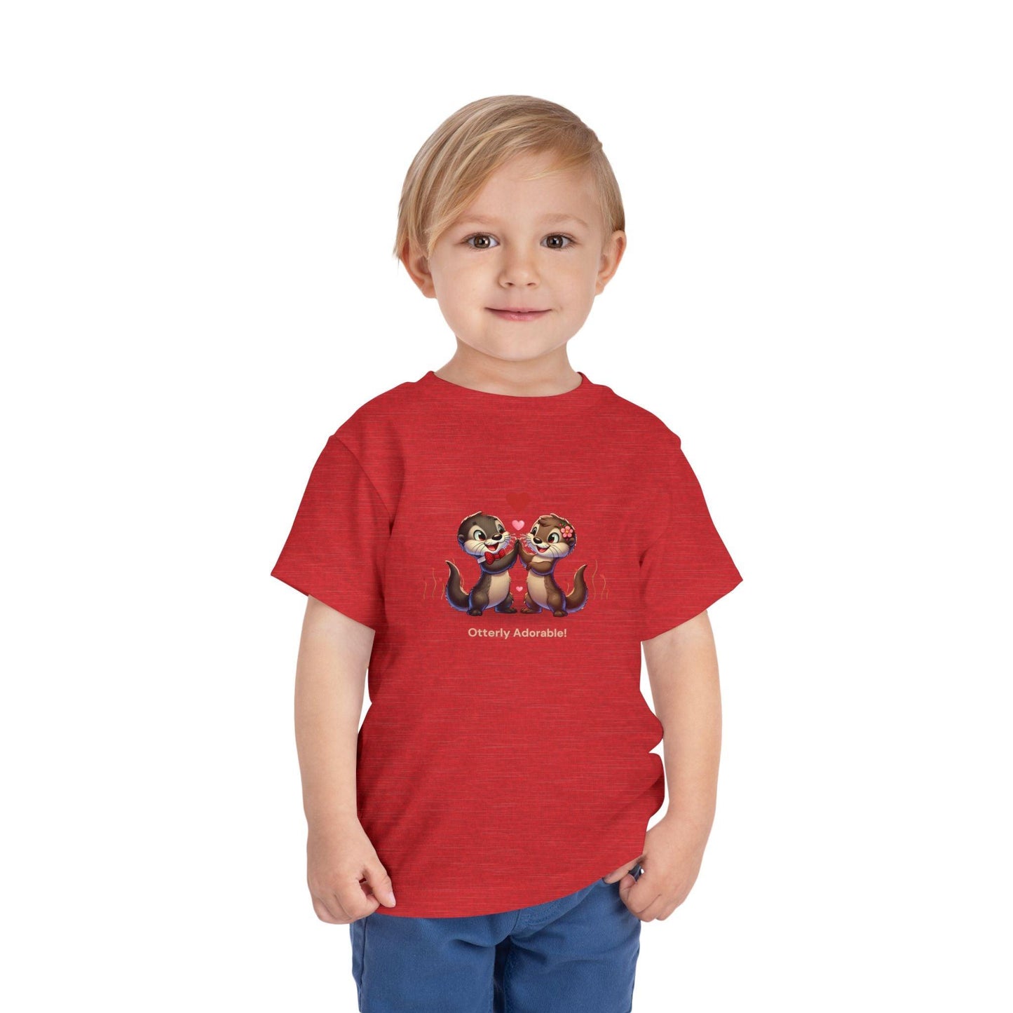 Otterly Adorable Toddler T-Shirt - Cuteness Overload! 💖🦦 - Whippie's