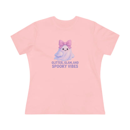 Glitter, Glam, & Spooky Vibes Women's Relaxed Tee - Whippie's