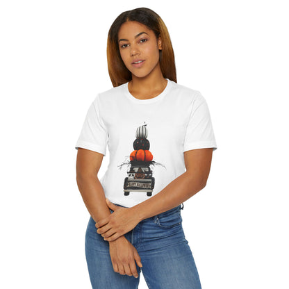 Halloween Truck | Festive Pumpkin Pickup Unisex Tee