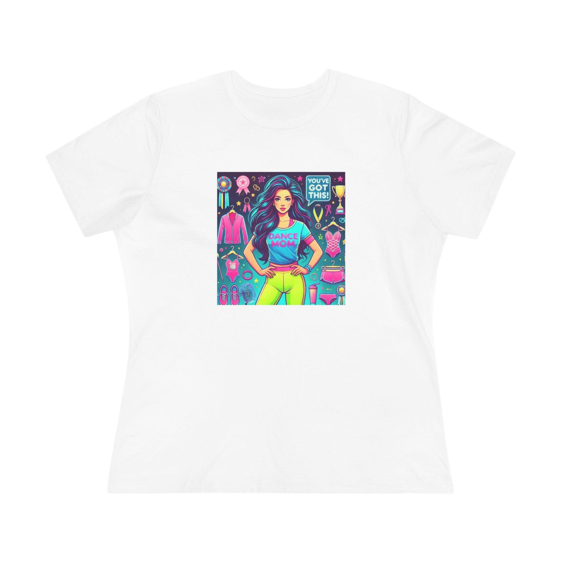 Dance Mom Magic (Black Hair) - A Colorful Celebration 🌈 - Women's Softstyle Tee - Whippie's