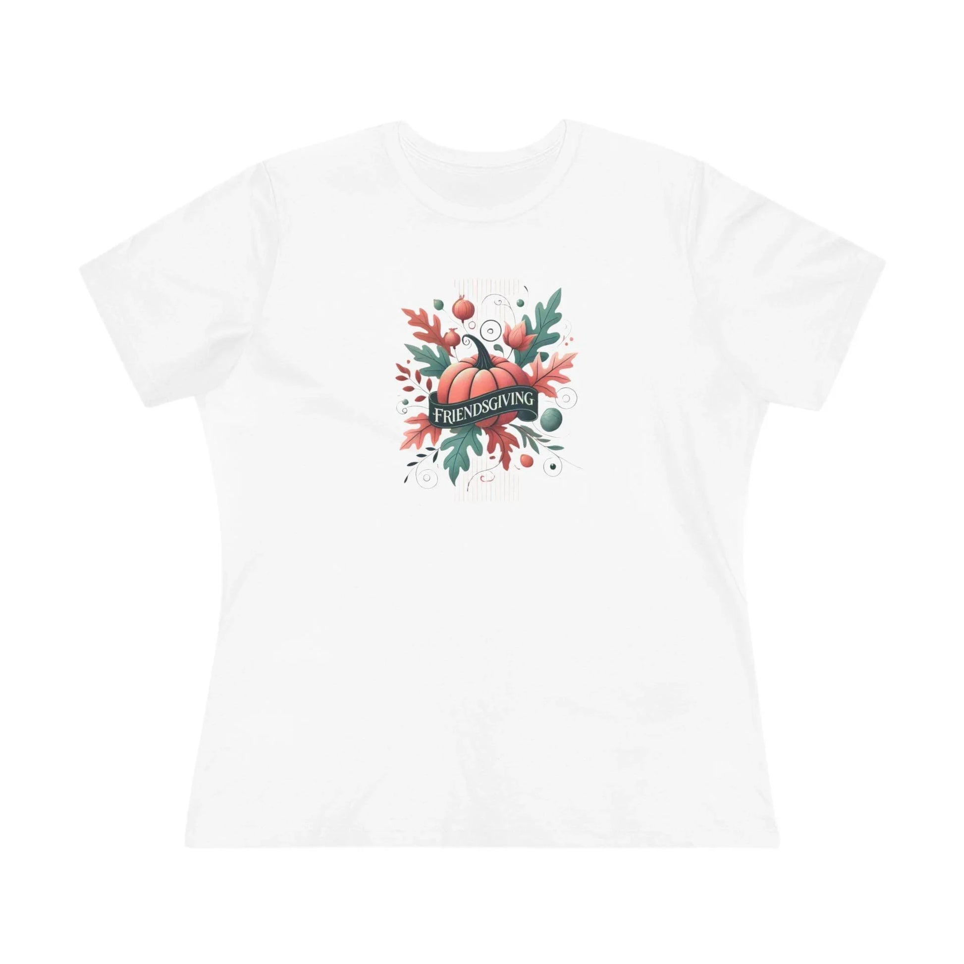 Friendsgiving Whimsical Pumpkin - Women's Softstyle Tee - Whippie's