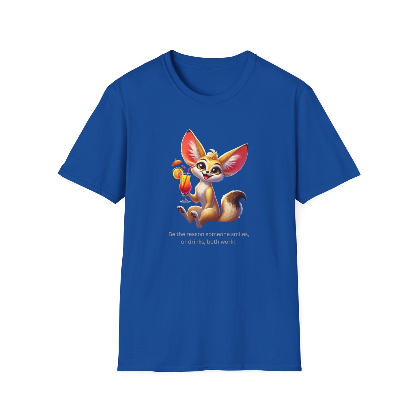 Fennec Fox Cocktail - Cheers to Good Times and Smiles! Unisex T-shirt