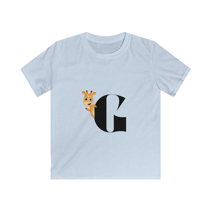 Alphabet Adventures: Letter G - Giraffe Youth T-Shirt - Whippie's