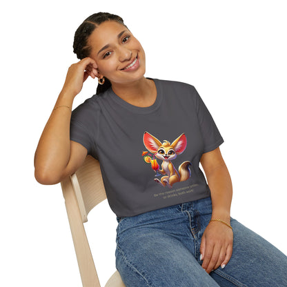 Fennec Fox Cocktail - Cheers to Good Times and Smiles! Unisex T-shirt