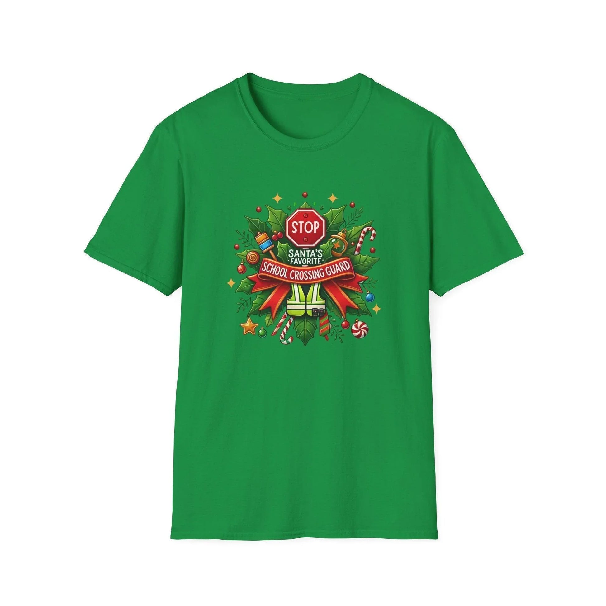Santa's Favorite Crossing Guard Unisex Tee 🛑🎅 - Whippie's