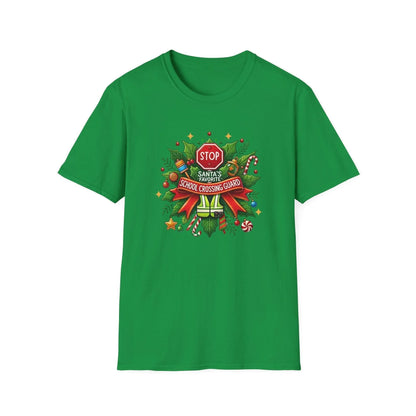 Santa's Favorite Crossing Guard Unisex Tee 🛑🎅 - Whippie's