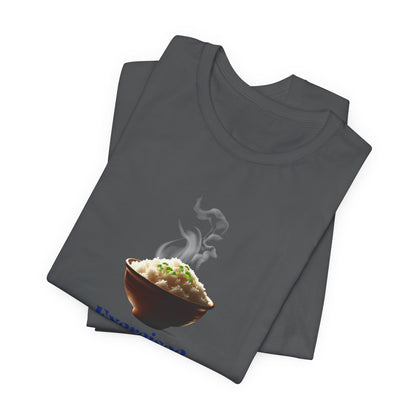 "Exercise? I Thought You Said Extra Rice!" Unisex Jersey Tee - Fuel Your Body and Your Humor!
