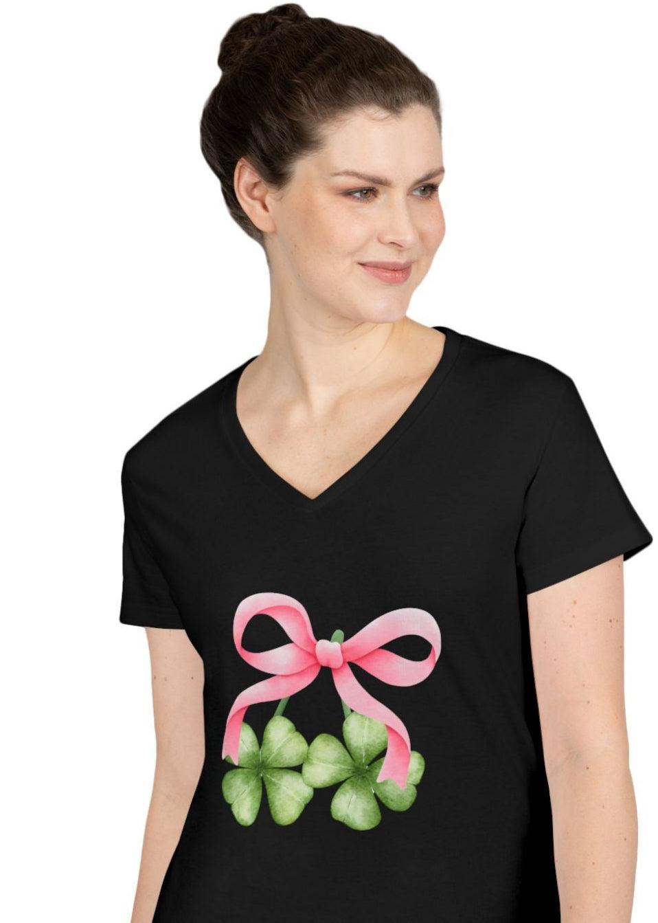 Lucky Charms V-Neck Ladies Tee - Whippie's