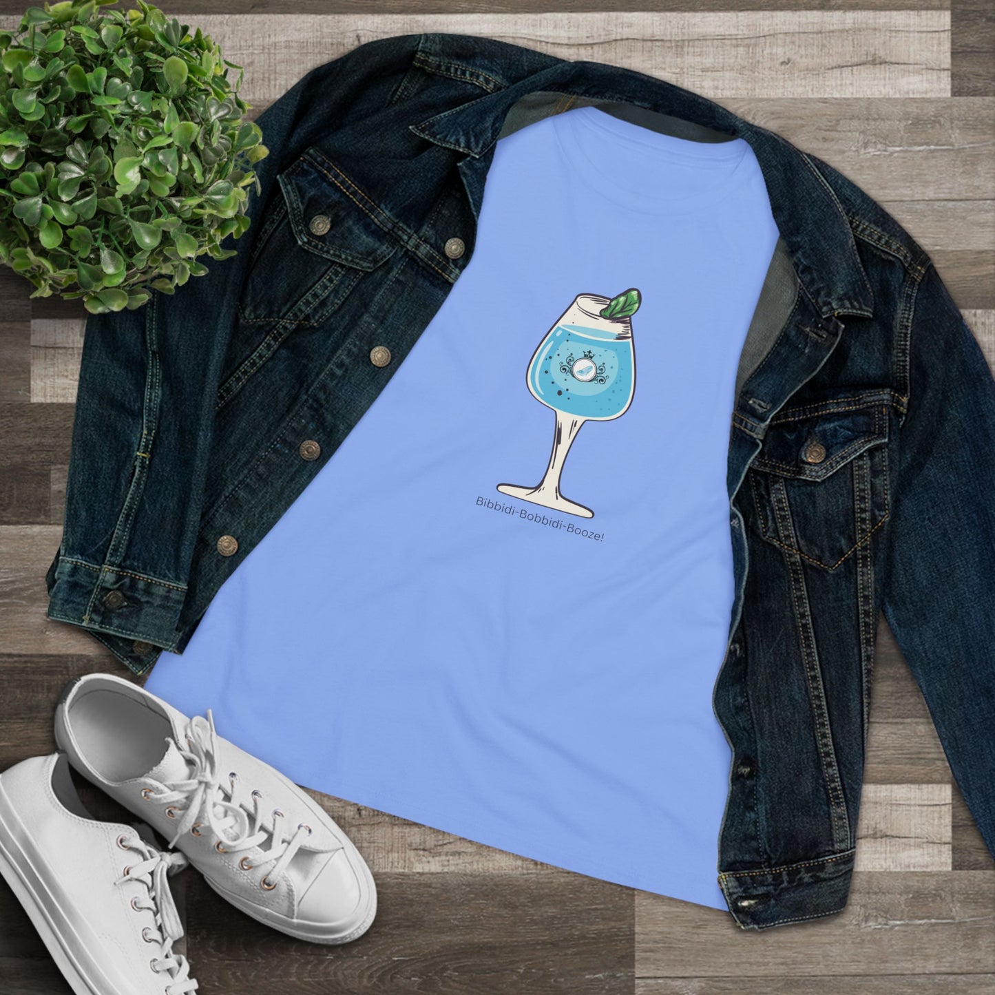 Bibbidi Bobbidi Booze Shirt - Double-Sided Women’s Drinking Around the World Tee