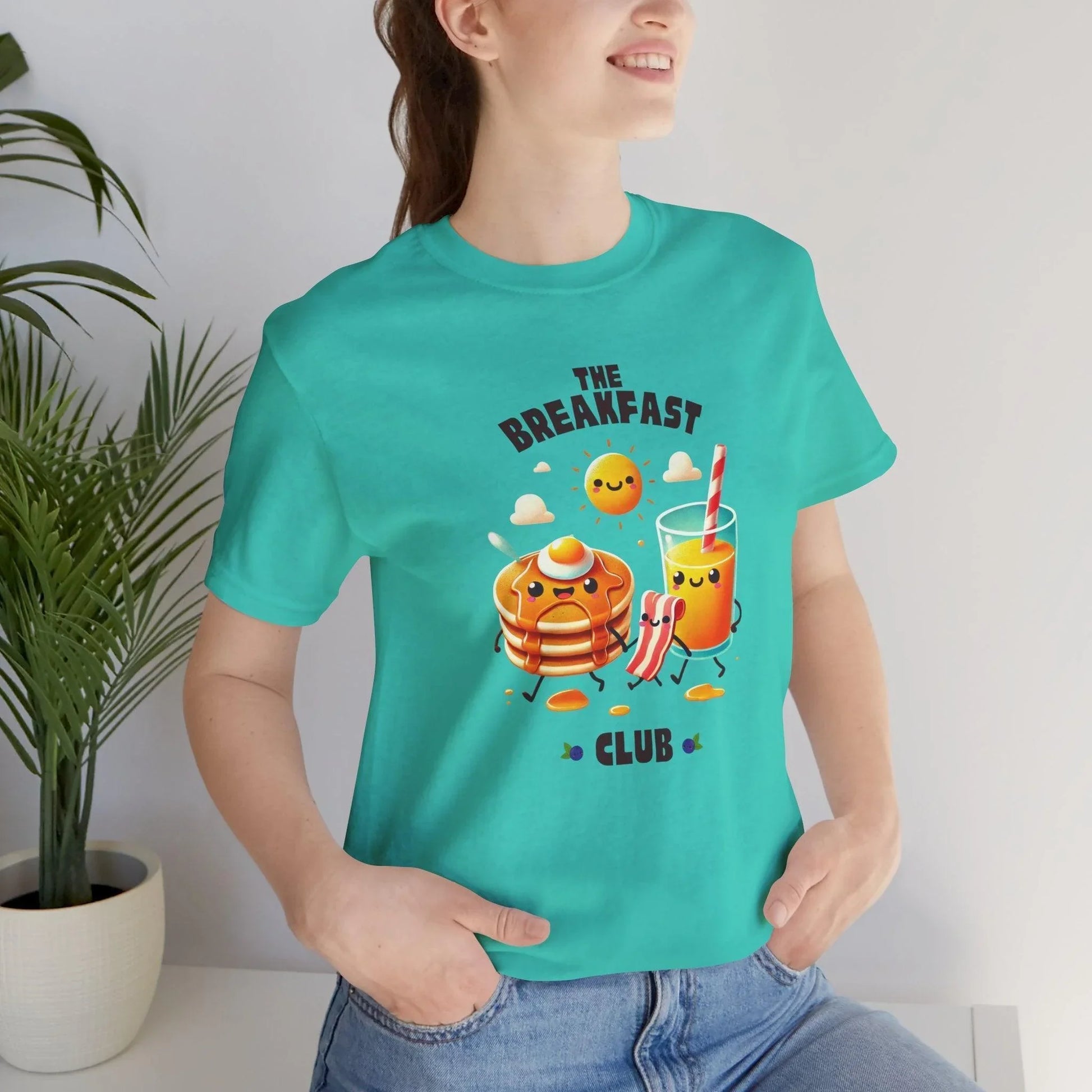 🥞 Breakfast Club 🍳 Unisex Jersey Tee ☀️ Rise and shine, breakfast time! - Whippie's
