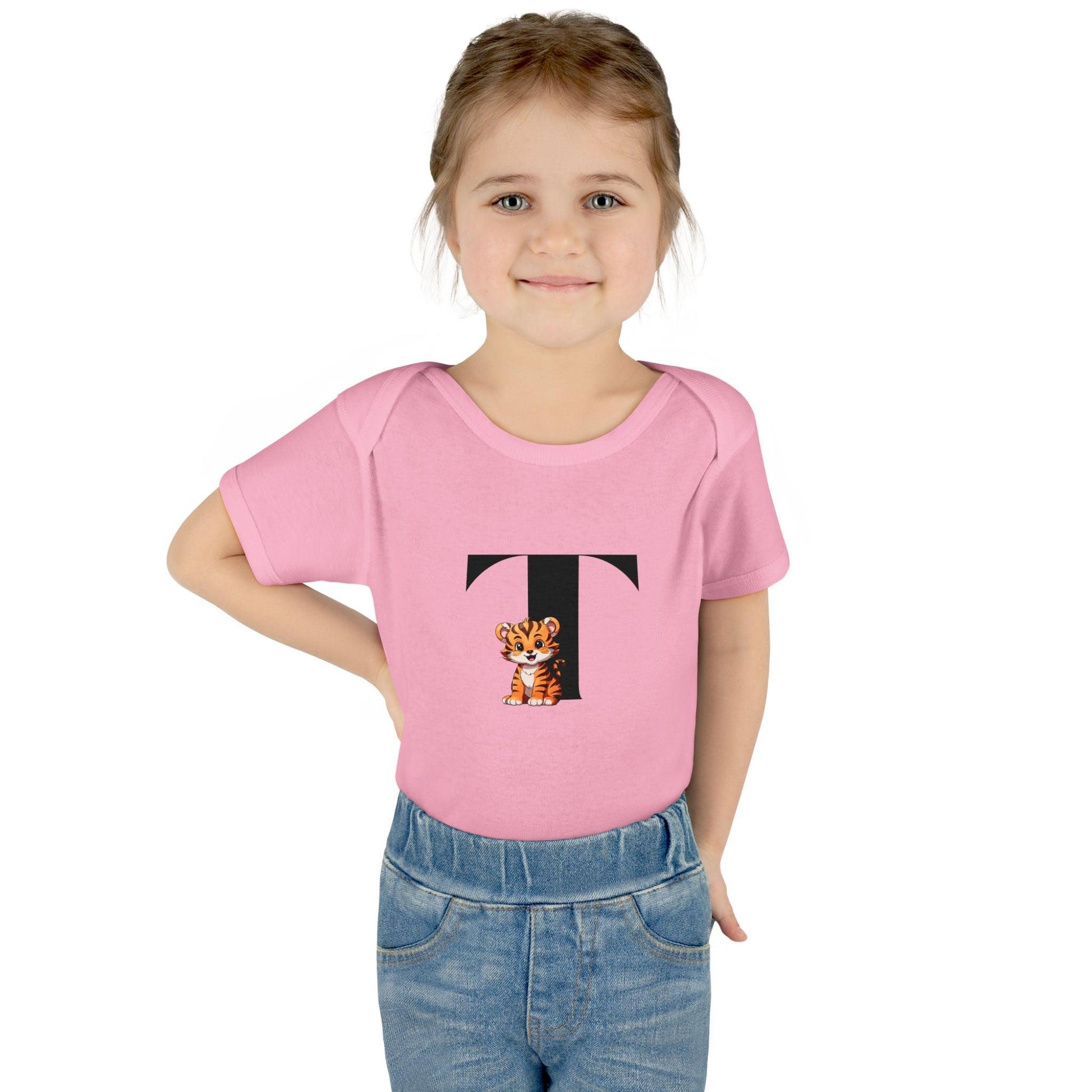 Alphabet Adventures: Letter T - Terrific Tiger Baby Onesie T is for Terrific Tiger! - Whippie's