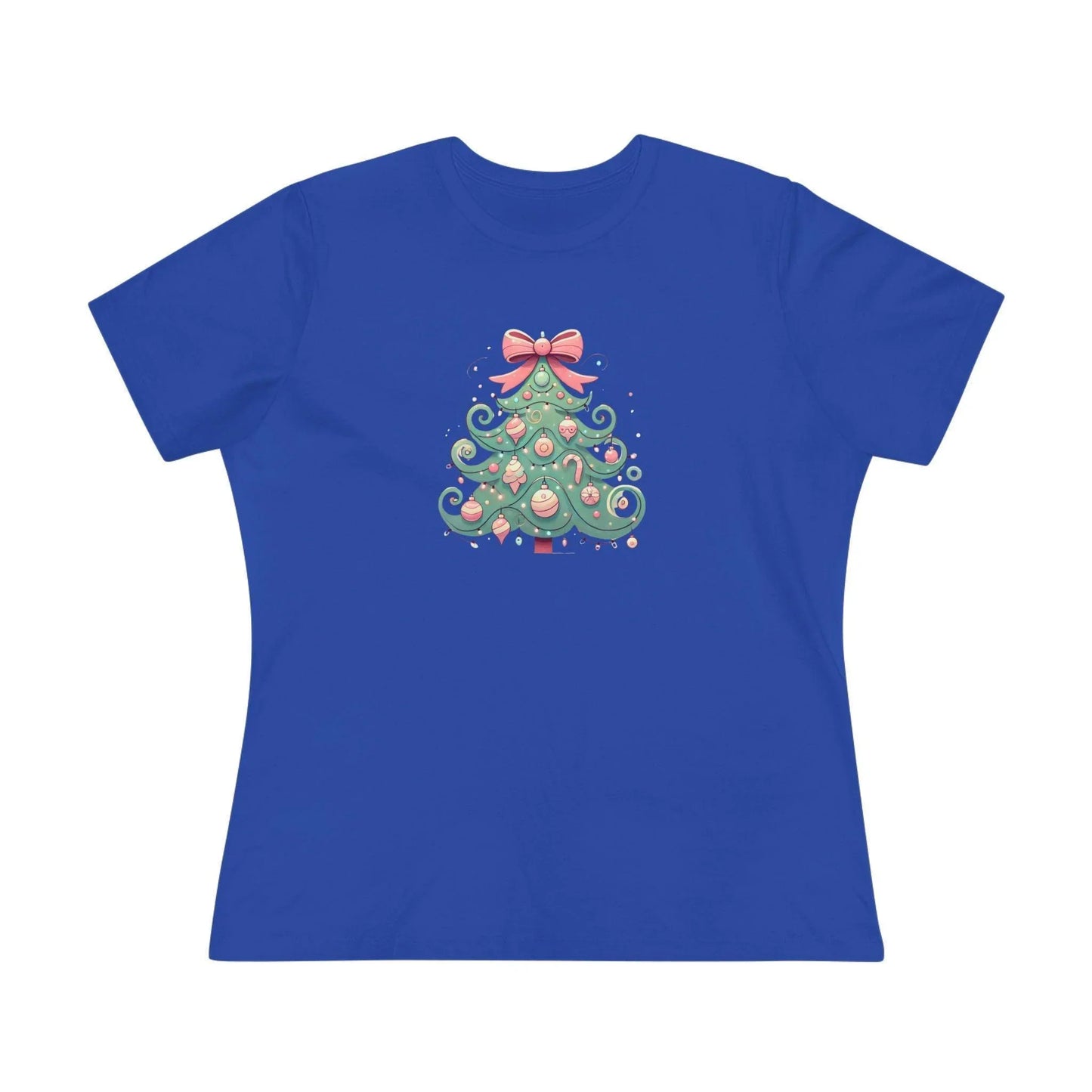 🎄💖 Pastel Dream Christmas Tree ✨🎀 - Women's Softstyle Tee - Whippie's