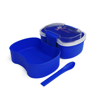 Name, Initial, and Bow Design Bento Box - Personalizable