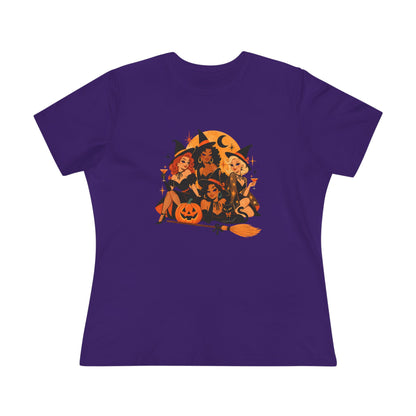 Purple Charmed and Chic Coven women's tee product view
