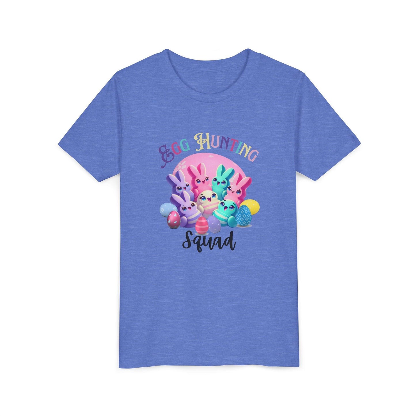 Egg Hunting Squad Youth Tee - 🐣🐰 Hop into Easter Fun! 🐰🐣 - Whippie's