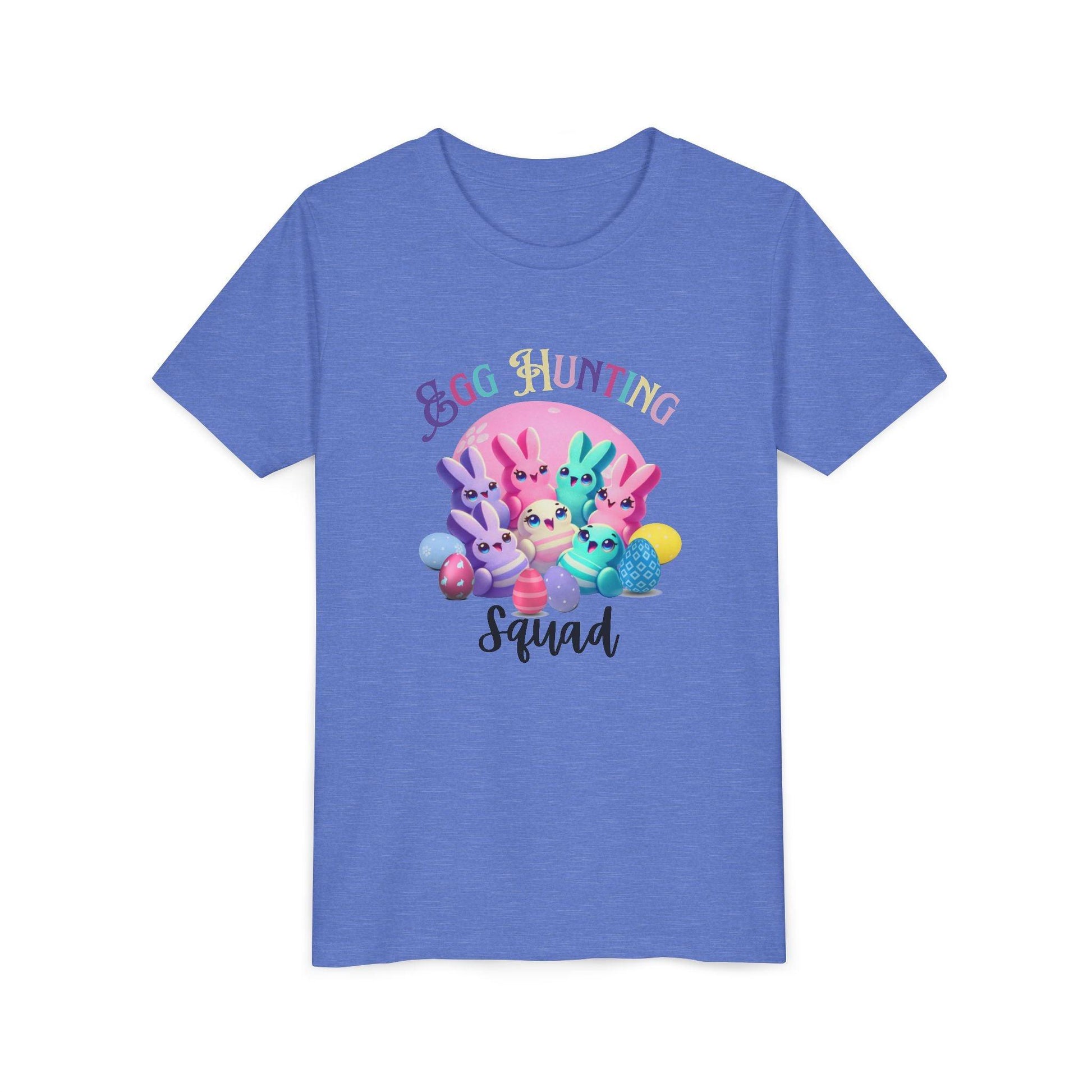 Egg Hunting Squad Youth Tee - 🐣🐰 Hop into Easter Fun! 🐰🐣 - Whippie's
