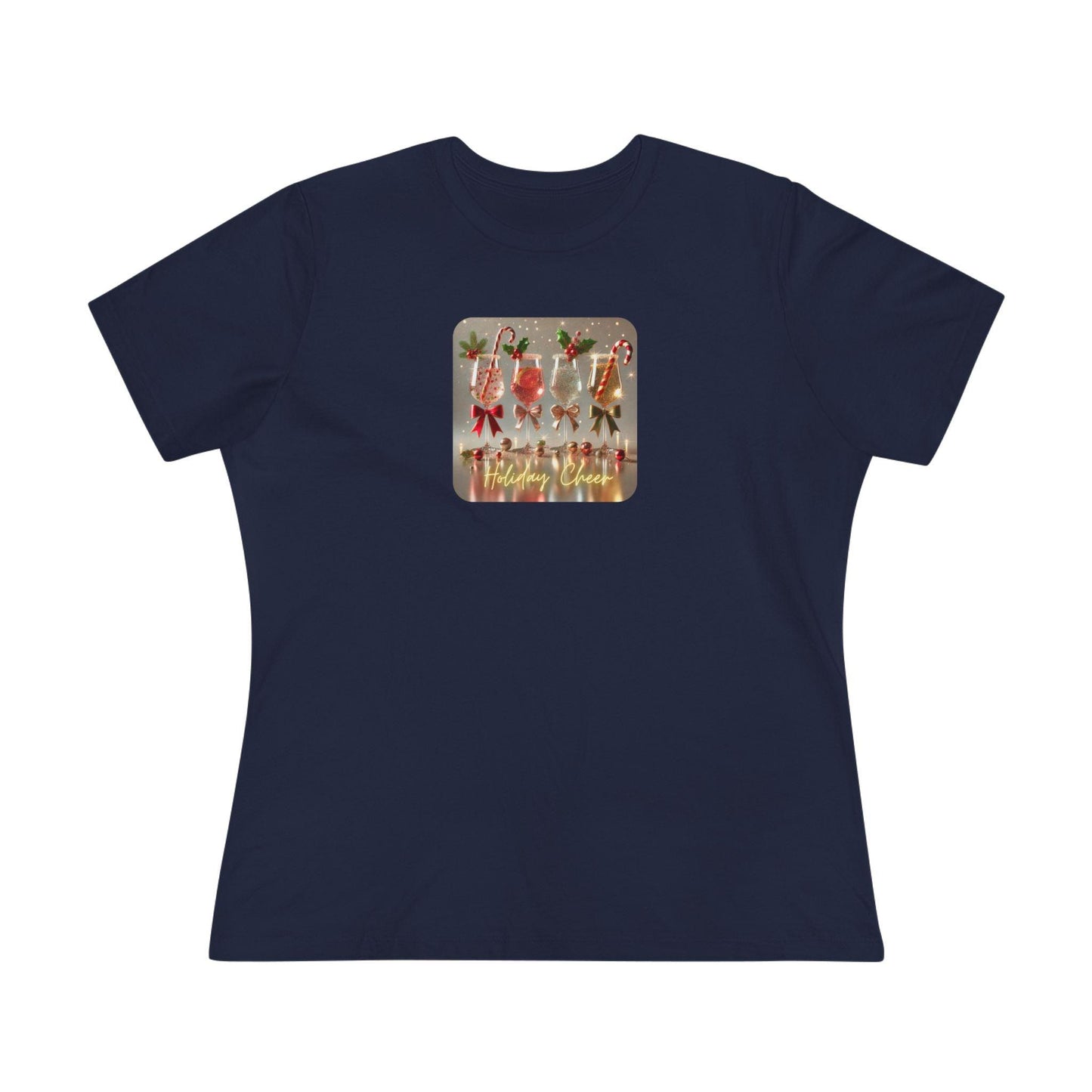 Holiday Cheer - Sip, Smile, Repeat 🥂🎄 - Women's Softstyle Tee - Whippie's