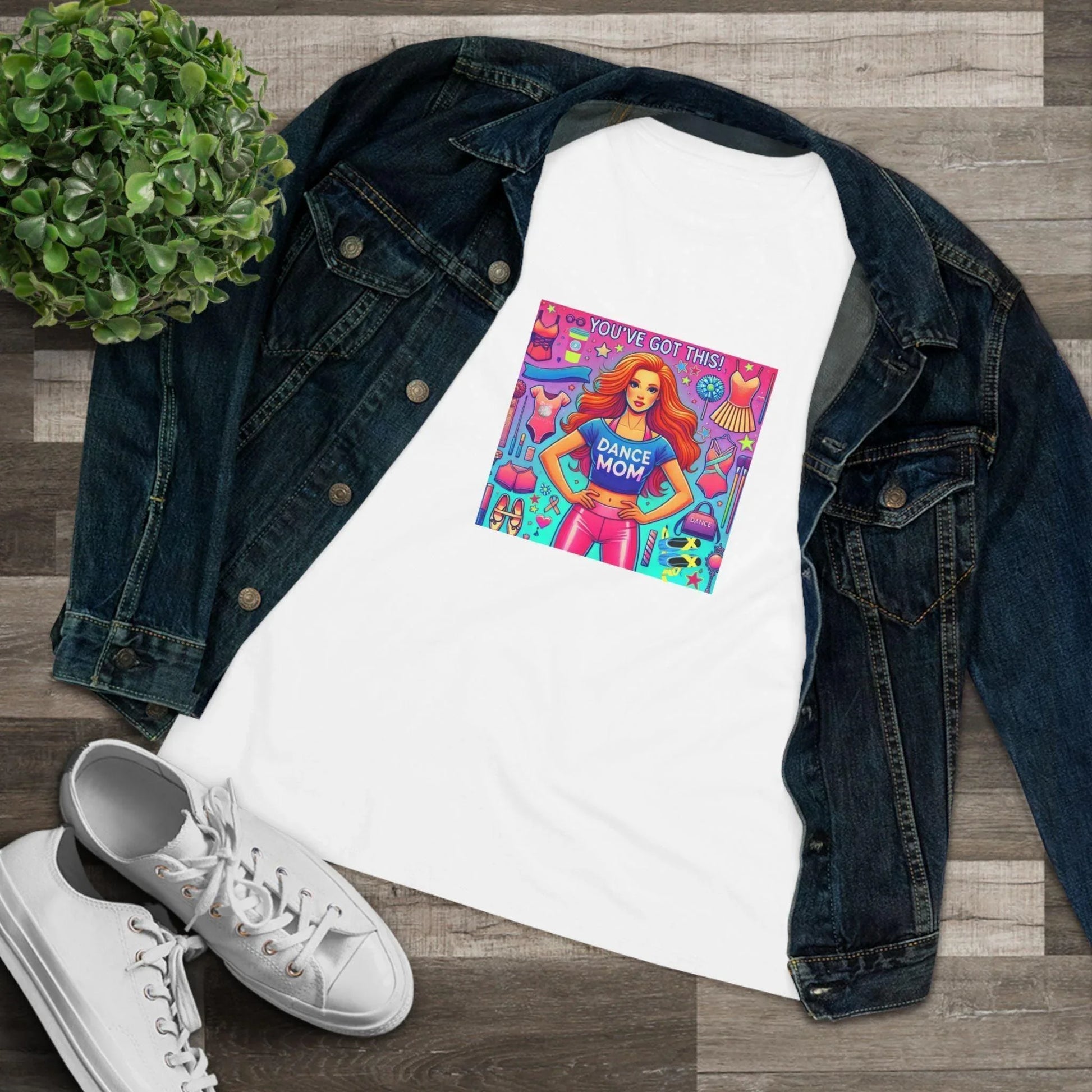 Dance Mom: You've Got This - Red Hair Mom - Women's Softstyle Tee - Whippie's