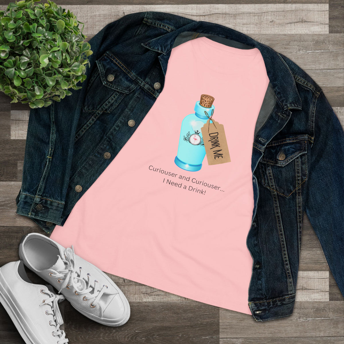 Alice in Wonderland Cocktail Shirt - Curiouser and Curiouser