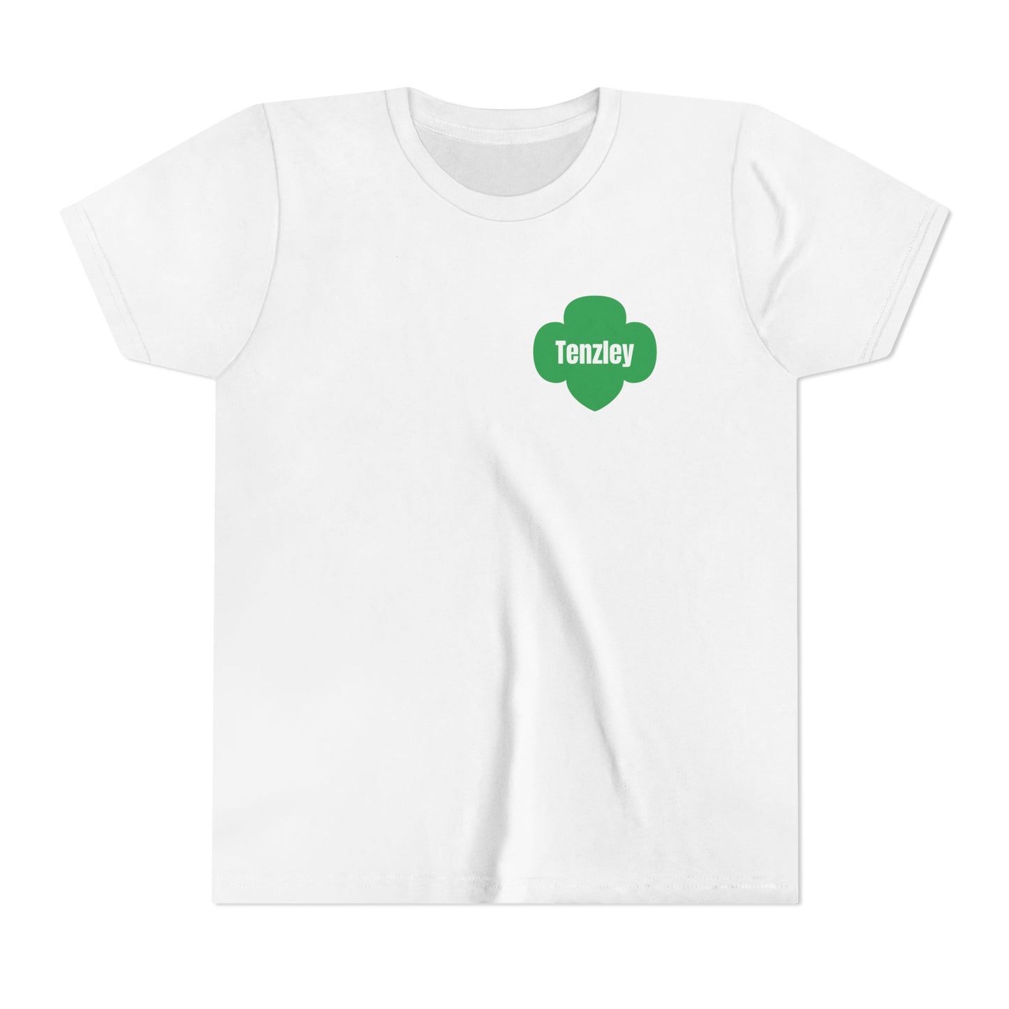 Personalized Girl Scout Trefoil Troop Tee | Girls Lead the Way -Youth