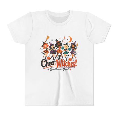 Halloween Shirt | Cheer Witches! Spooktacular Squad Youth Tee – product image 3