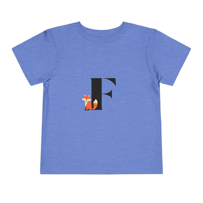 Alphabet Adventures: Letter F - Fox Toddler T-shirt - Whippie's
