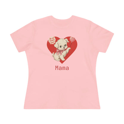 Matching Valentine Tee | Mama Puppy Love - Personalizable