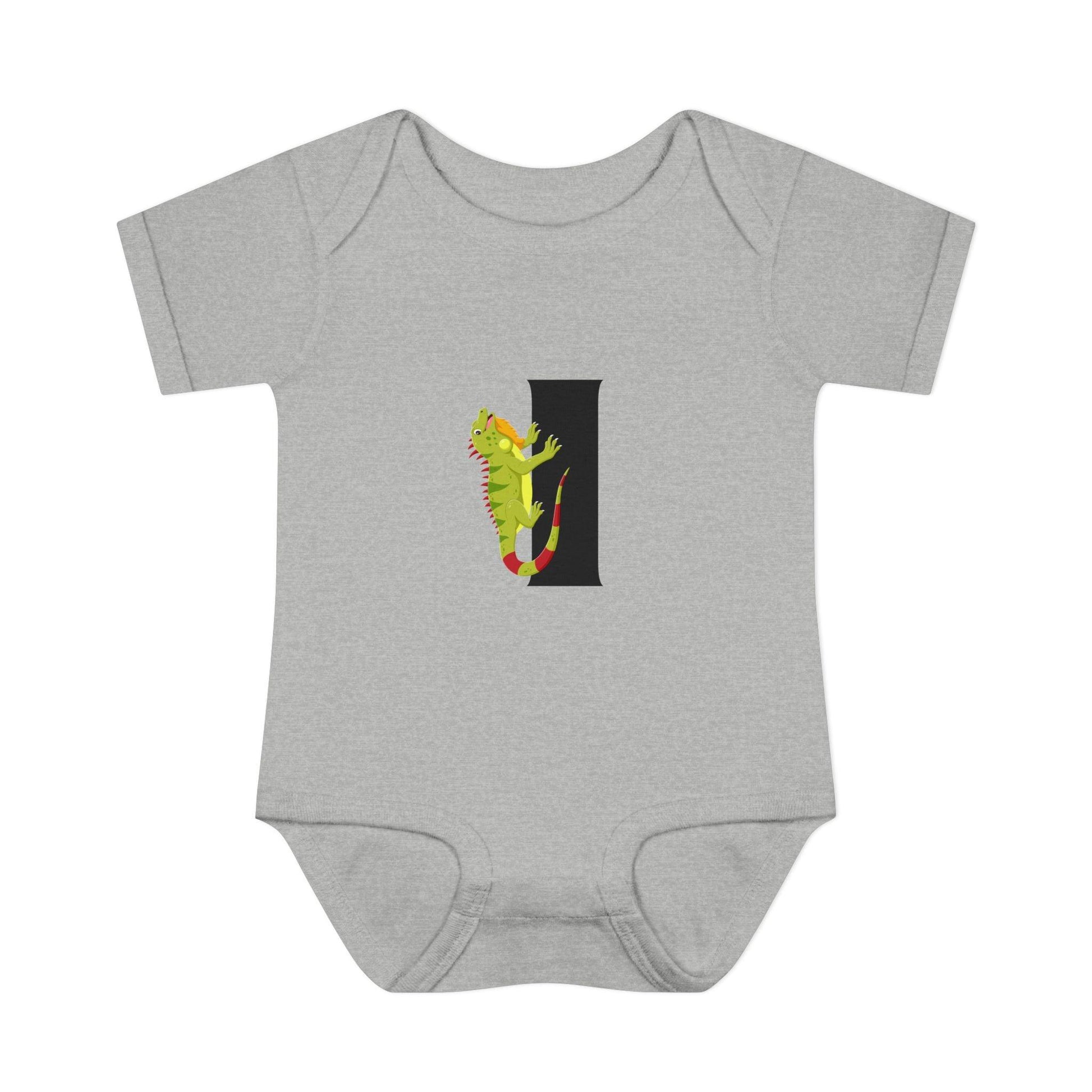 Alphabet Adventures: Letter I - Incredible Iguana Baby Onesie I is for Incredible Iguana! - Whippie's